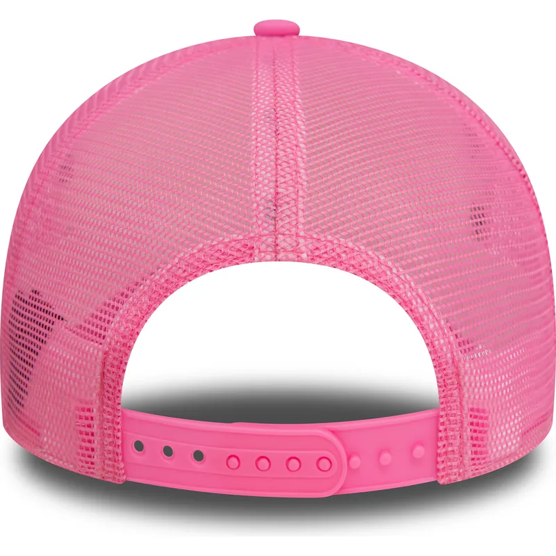 mutzen-gebogen-rosa-snapback-a-frame-foam-front-der-florida-beach-club-von-new-era