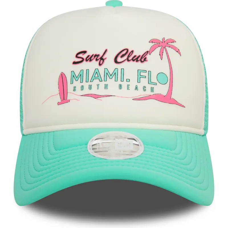 mutzen-gebogen-grun-snapback-a-frame-foam-front-der-miami-surf-club-florida-von-new-era