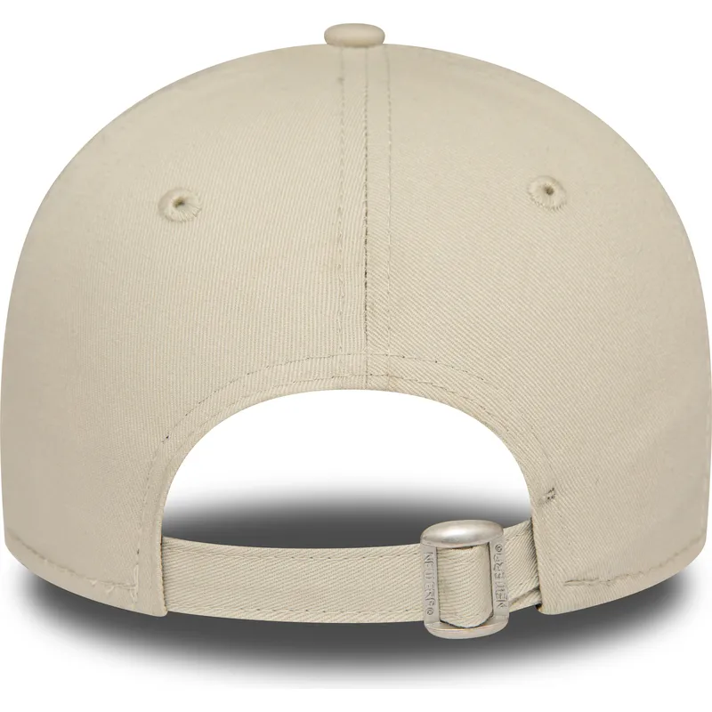 verstellbare-beige-damen-kappe-mit-gebogenem-schirm-9forty-flower-der-new-york-yankees-mlb-von-new-era