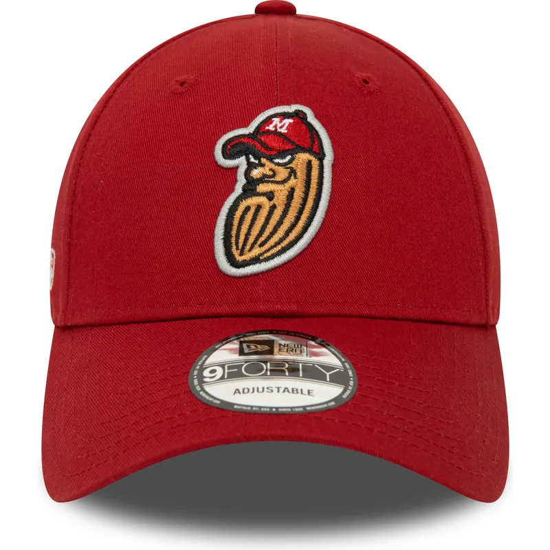 mutzen-gebogen-rot-verstellbares-band-9forty-minor-league-der-modesto-nuts-milb-von-new-era mutzen-gebogen-rot-verstellbares-band-9forty-minor-league-der-modesto-nuts-milb-von-new-era