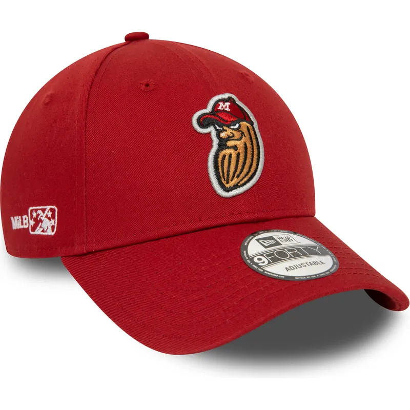 mutzen-gebogen-rot-verstellbares-band-9forty-minor-league-der-modesto-nuts-milb-von-new-era mutzen-gebogen-rot-verstellbares-band-9forty-minor-league-der-modesto-nuts-milb-von-new-era