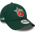 mutzen-gebogen-grun-verstellbares-band-9forty-minor-league-der-fort-wayne-tincaps-milb-von-new-era