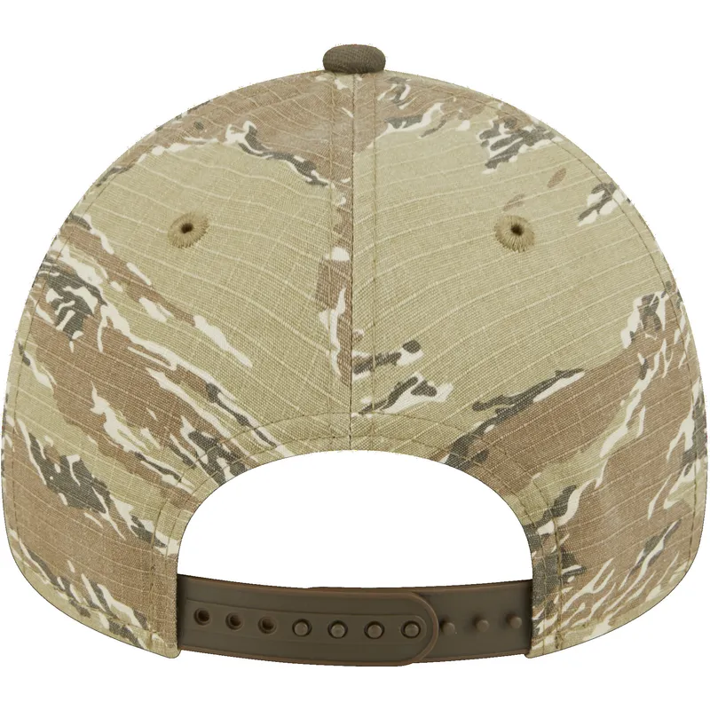 gebogene-camouflage-kappe-snapback-9forty-a-frame-two-tone-tiger-der-los-angeles-dodgers-mlb-von-new-era