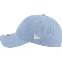 verstellbare-blaue-kappe-9twenty-washed-denim-der-los-angeles-dodgers-mlb-von-new-era