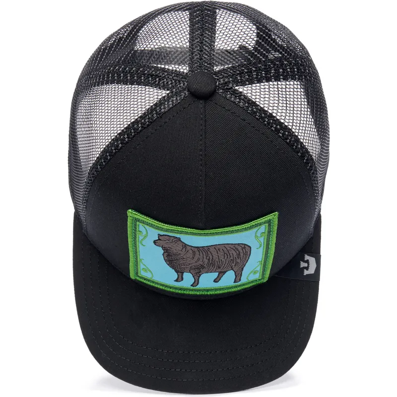 mutzen-gebogen-schwarz-snapback-the-farm-von-goorin-bros