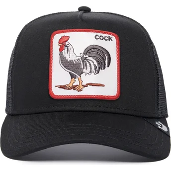 Schwarze Trucker-Kappe Hahn The Cock The Farm von Goorin Bros.