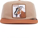 braune-flache-snapback-kappe-ziege-goat-alpine-base-the-farm-flats-von-goorin-bros