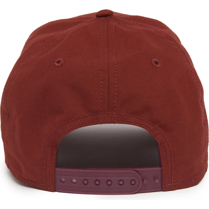 rote-gebogene-snapback-kappe-the-farm-nude-von-goorin-bros