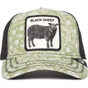 goorin-bros-the-farm-paisley-black-sheep-parade-grun-schwarze-trucker-kappe