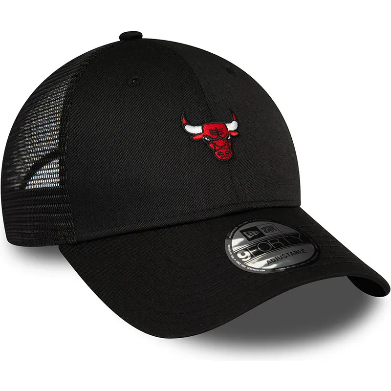 schwarze-verstellbare-9forty-home-field-trucker-cap-der-chicago-bulls-nba-von-new-era