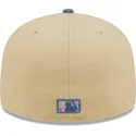 los-angeles-dodgers-mlb-new-era-5950-team-landscape-braune-und-blaue-flache-kappe