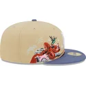mutzen-flach-braun-angepasst-59fifty-team-landscape-der-los-angeles-dodgers-mlb-von-new-era