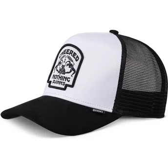 Djinns HFT Cheered Bull Black and White Trucker Hat
