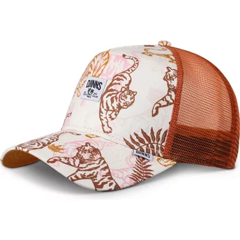 Djinns Tiger HFT Aloha Brown Trucker Hat