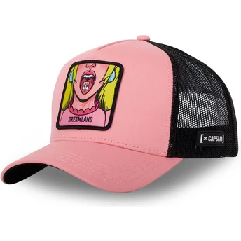 Trucker-Cap rosa und schwarz Dreamland DRE2 Cute von Capslab