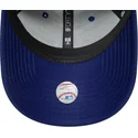 mutzen-gebogen-blau-verstellbares-band-9forty-diamond-era-essential-der-los-angeles-dodgers-mlb-von-new-era