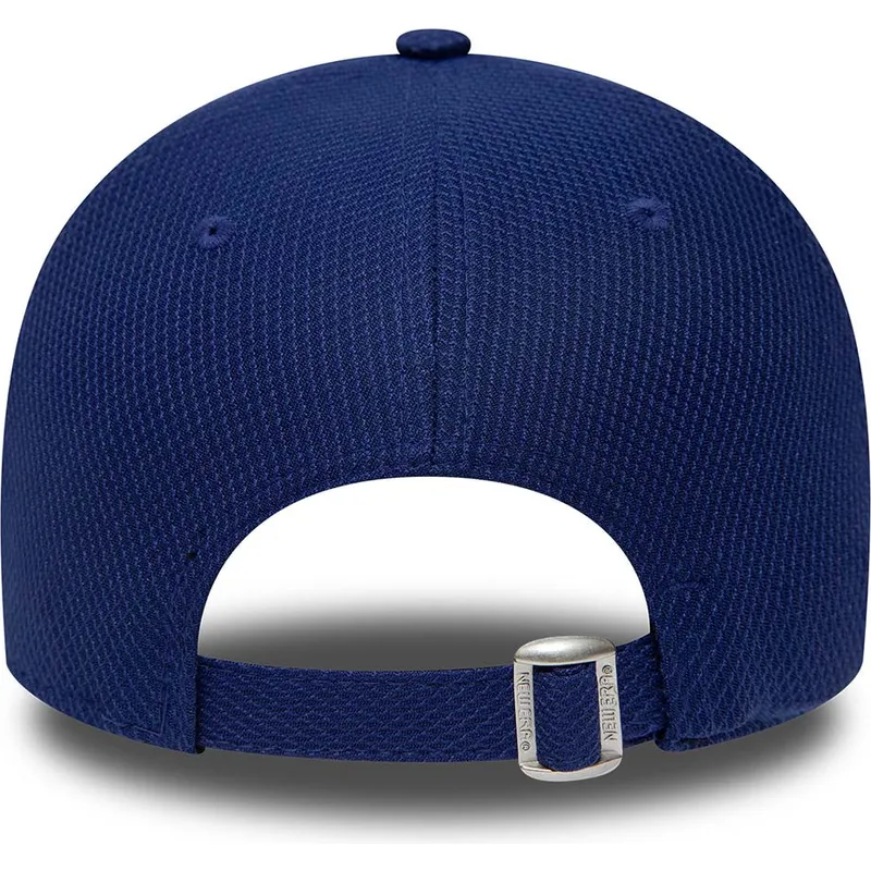 mutzen-gebogen-blau-verstellbares-band-9forty-diamond-era-essential-der-los-angeles-dodgers-mlb-von-new-era
