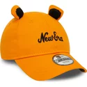 new-era-curved-brim-toddler-9forty-script-animal-orange-adjustable-cap