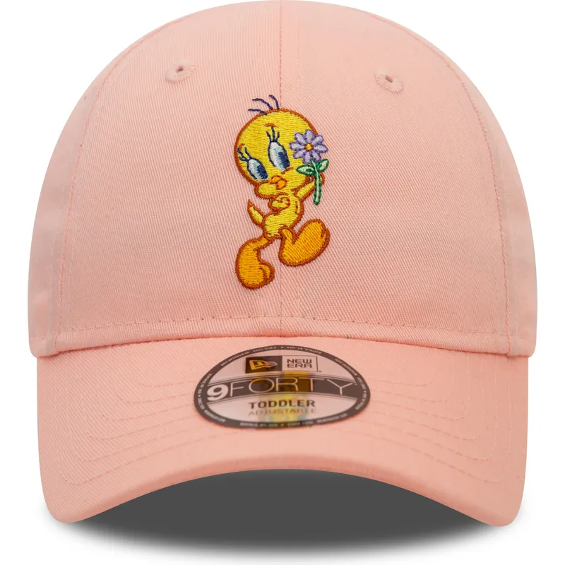 verstellbare-rosa-kinderkappe-9forty-tweety-looney-tunes-von-new-era
