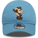 9forty-verstellbare-kinderkappe-mit-gebogenem-schirm-in-blau-von-new-era-mit-tasmanischem-teufel-looney-tunes-design