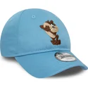 9forty-verstellbare-kinderkappe-mit-gebogenem-schirm-in-blau-von-new-era-mit-tasmanischem-teufel-looney-tunes-design