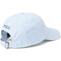verstellbare-blau-weisse-seersucker-baumwollkappe-von-polo-ralph-lauren