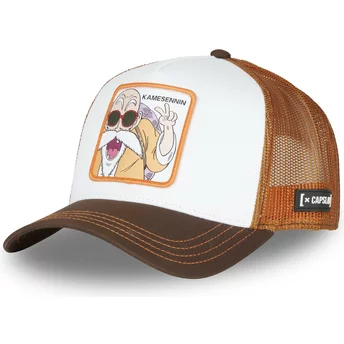 Capslab Master Roshi KAM CT Dragon Ball White and Brown Trucker Hat