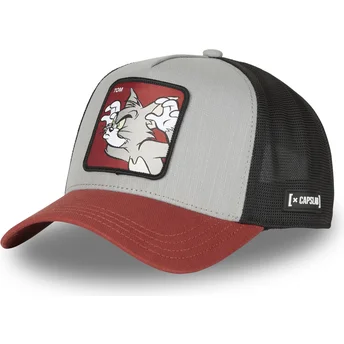 Trucker-Cap grau, schwarz und rot Tom GRI Looney Tunes von Capslab