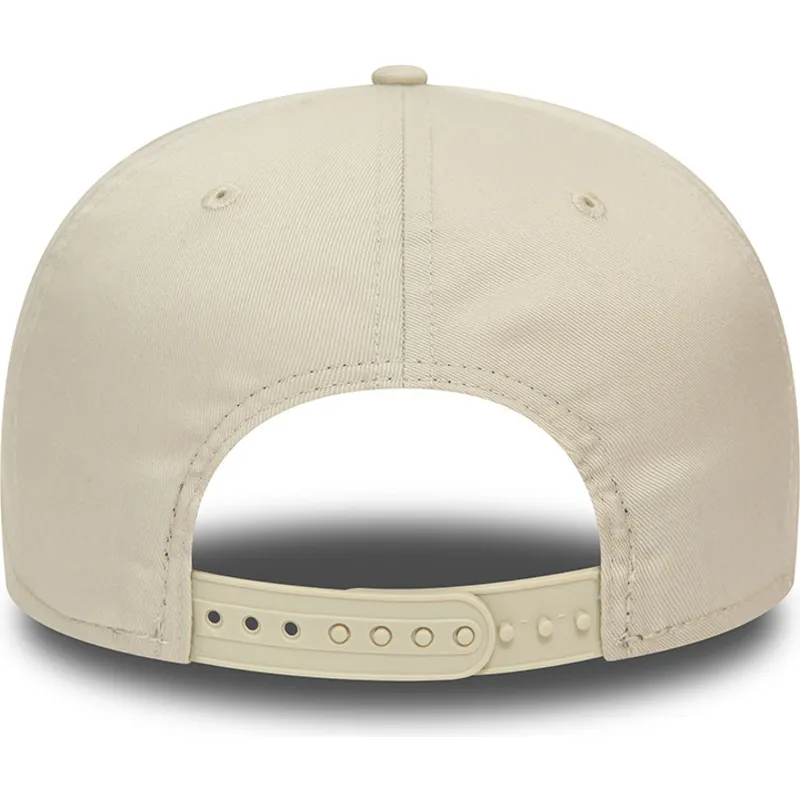 mutzen-flach-beige-snapback-negro-9fifty-league-essential-der-new-york-yankees-mlb-von-new-era