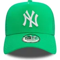 grune-a-frame-league-essential-trucker-kappe-der-new-york-yankees-mlb-von-new-era
