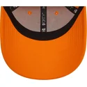 mutzen-gebogen-orange-verstellbares-band-9forty-league-essential-der-los-angeles-dodgers-mlb-von-new-era