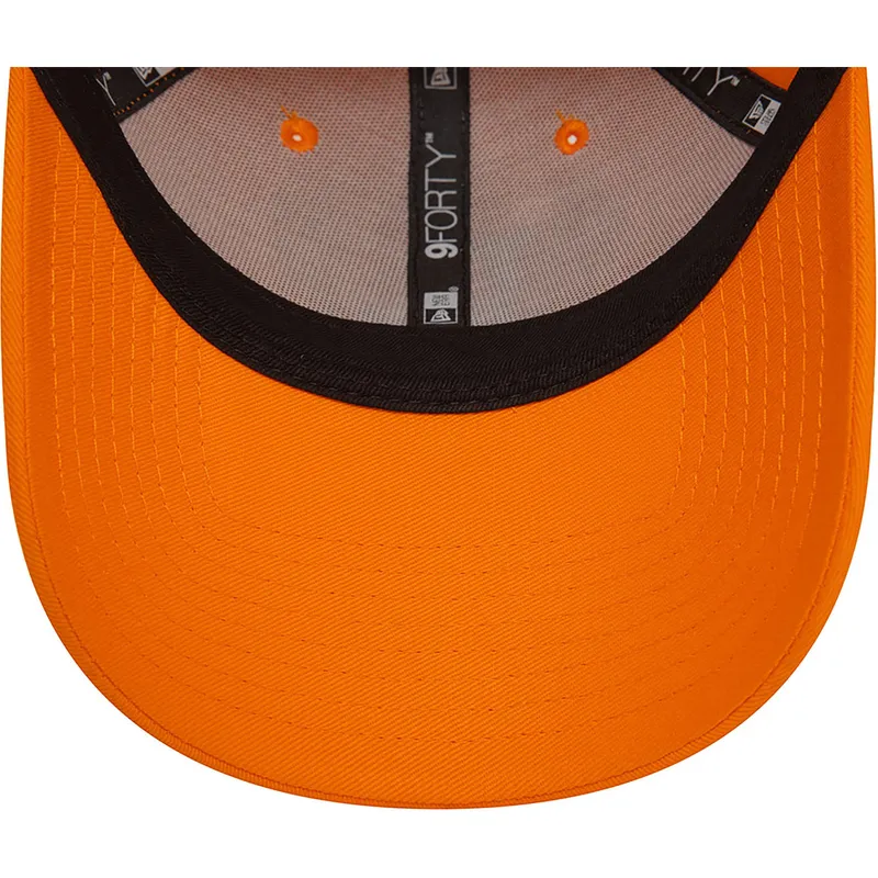 mutzen-gebogen-orange-verstellbares-band-9forty-league-essential-der-los-angeles-dodgers-mlb-von-new-era