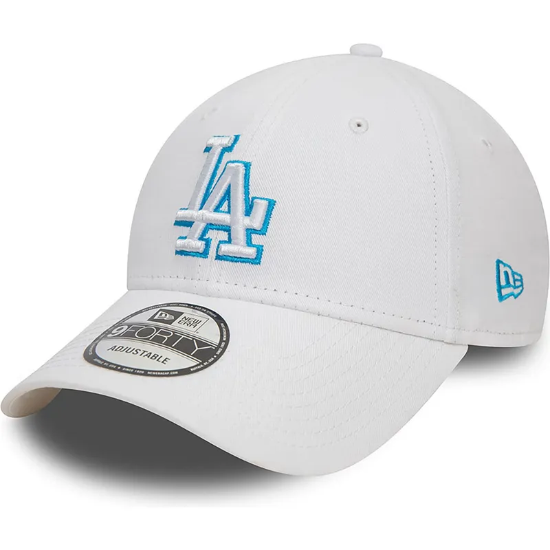 mutzen-gebogen-weiss-verstellbares-band-9forty-team-outline-der-los-angeles-dodgers-mlb-von-new-era mutzen-gebogen-weiss-verstellbares-band-9forty-team-outline-der-los-angeles-dodgers-mlb-von-new-era