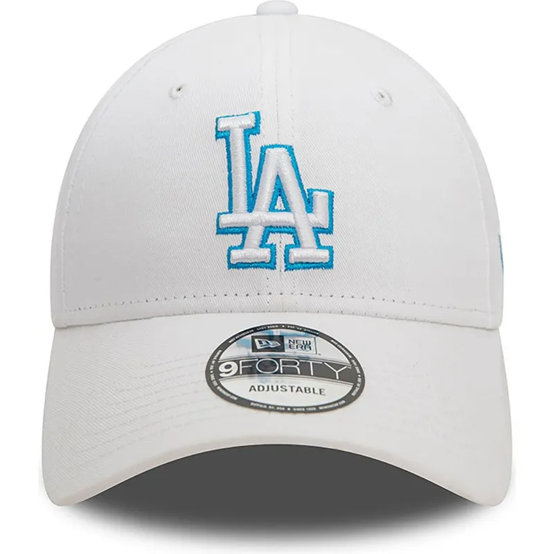 mutzen-gebogen-weiss-verstellbares-band-9forty-team-outline-der-los-angeles-dodgers-mlb-von-new-era mutzen-gebogen-weiss-verstellbares-band-9forty-team-outline-der-los-angeles-dodgers-mlb-von-new-era