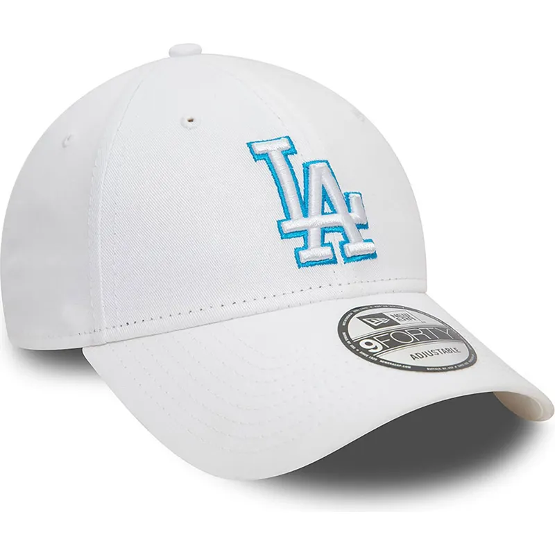 mutzen-gebogen-weiss-verstellbares-band-9forty-team-outline-der-los-angeles-dodgers-mlb-von-new-era mutzen-gebogen-weiss-verstellbares-band-9forty-team-outline-der-los-angeles-dodgers-mlb-von-new-era