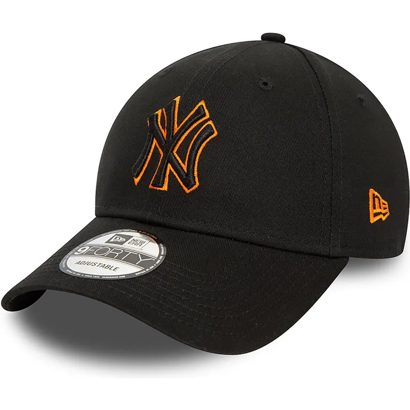 mutzen-gebogen-schwarz-verstellbares-band-9forty-team-outline-der-new-york-yankees-mlb-von-new-era mutzen-gebogen-schwarz-verstellbares-band-9forty-team-outline-der-new-york-yankees-mlb-von-new-era