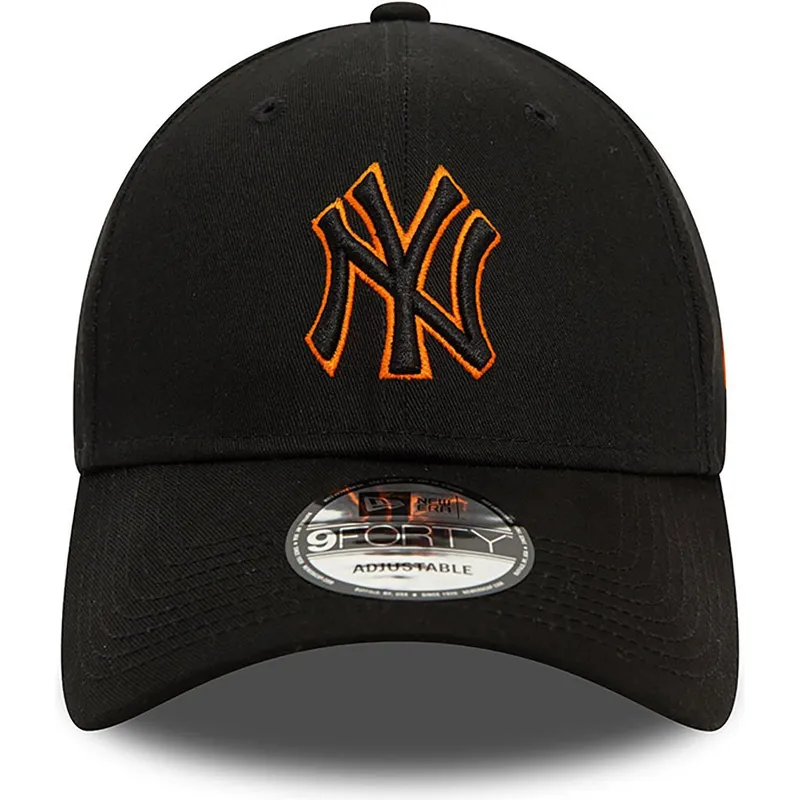 mutzen-gebogen-schwarz-verstellbares-band-9forty-team-outline-der-new-york-yankees-mlb-von-new-era mutzen-gebogen-schwarz-verstellbares-band-9forty-team-outline-der-new-york-yankees-mlb-von-new-era