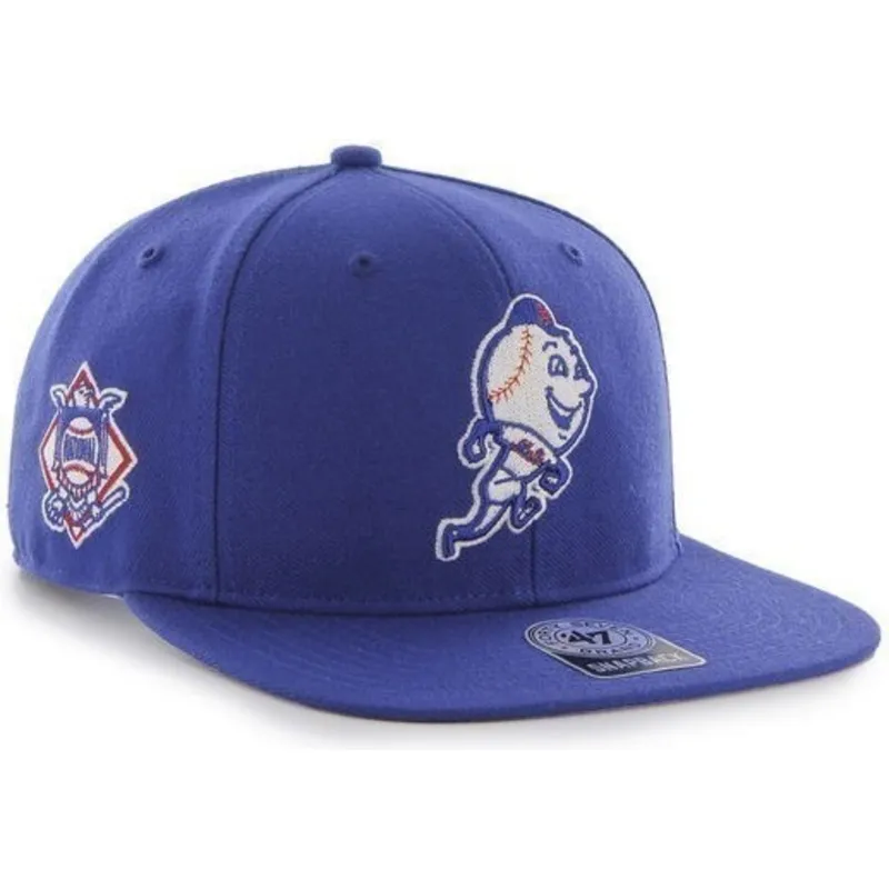 mutzen-flach-blau-snapback-de-mascota-der-new-york-mets-mlb-von-47-brand