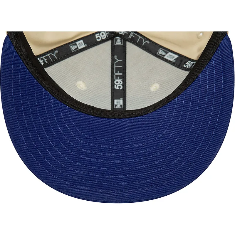 mutzen-flach-beige-angepasst-59fifty-team-colour-der-los-angeles-dodgers-mlb-von-new-era