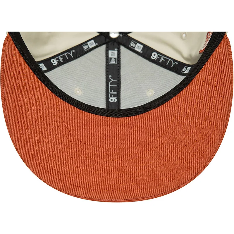 mutzen-flach-beige-snapback-marron-9fifty-patch-der-new-york-yankees-mlb-von-new-era mutzen-flach-beige-snapback-marron-9fifty-patch-der-new-york-yankees-mlb-von-new-era
