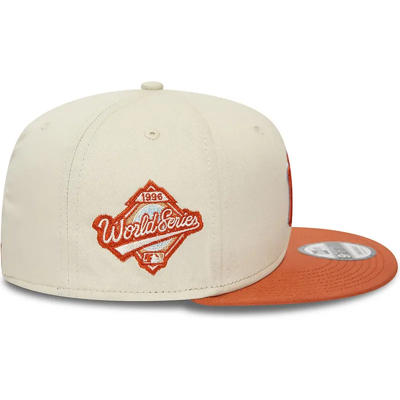 mutzen-flach-beige-snapback-marron-9fifty-patch-der-new-york-yankees-mlb-von-new-era mutzen-flach-beige-snapback-marron-9fifty-patch-der-new-york-yankees-mlb-von-new-era