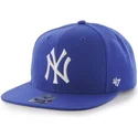 blaue-flache-snapback-kappe-new-york-yankees-mlb-sure-shot-von-47-brand