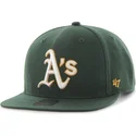 grune-snapback-kappe-oakland-athletics-mlb-sure-shot-von-47-brand