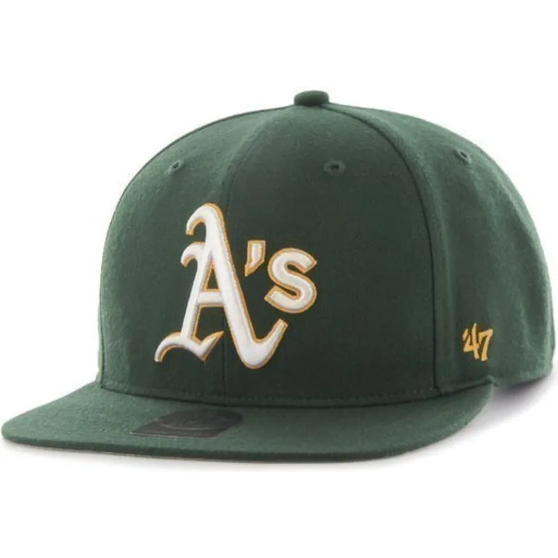 mutzen-flach-grun-snapback-der-oakland-athletics-mlb-von-47-brand mutzen-flach-grun-snapback-der-oakland-athletics-mlb-von-47-brand