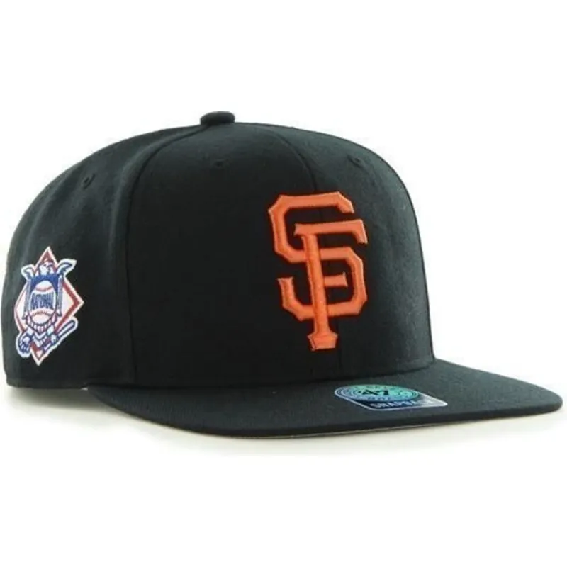 mutzen-flach-schwarz-snapback-der-san-francisco-giants-mlb-von-47-brand mutzen-flach-schwarz-snapback-der-san-francisco-giants-mlb-von-47-brand