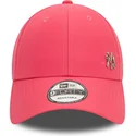 verstellbare-rosa-9forty-flawless-kappe-mit-gebogenem-schirm-der-new-york-yankees-mlb-von-new-era