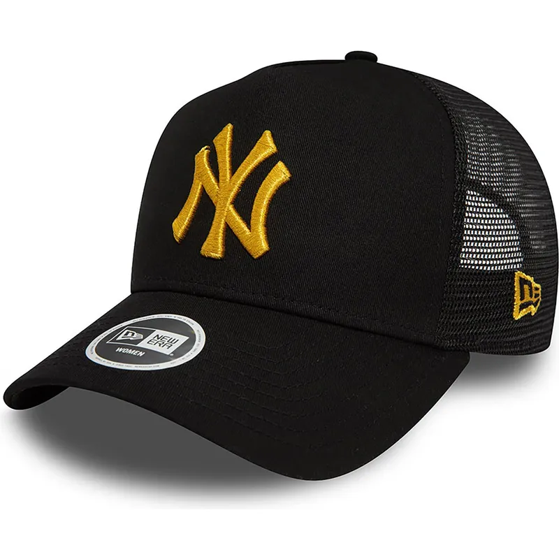 mutzen-gebogen-schwarz-snapback-a-frame-metallic-der-new-york-yankees-mlb-von-new-era mutzen-gebogen-schwarz-snapback-a-frame-metallic-der-new-york-yankees-mlb-von-new-era