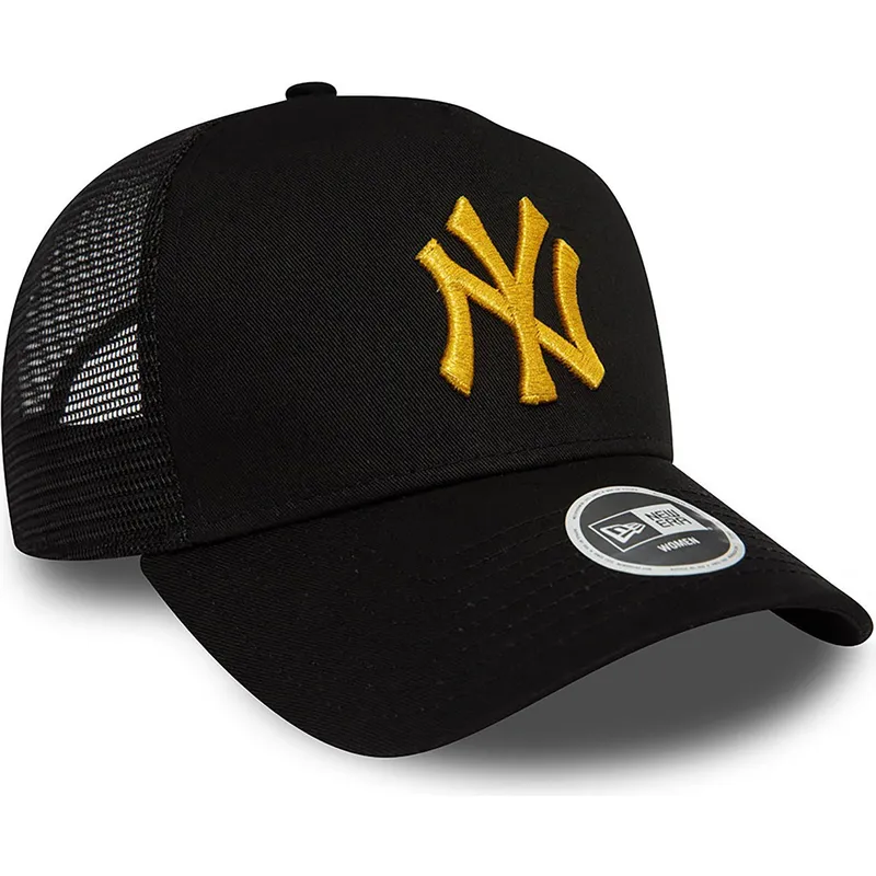 mutzen-gebogen-schwarz-snapback-a-frame-metallic-der-new-york-yankees-mlb-von-new-era mutzen-gebogen-schwarz-snapback-a-frame-metallic-der-new-york-yankees-mlb-von-new-era