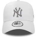 new-era-new-york-yankees-mlb-a-frame-seasonal-infill-weisse-trucker-kappe