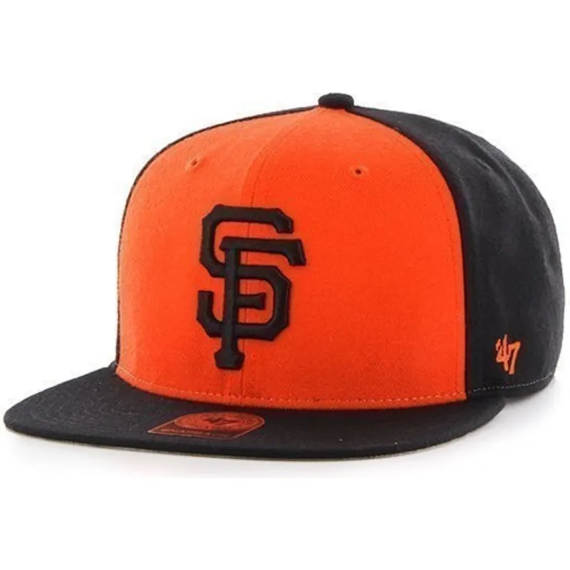 mutzen-flach-schwarz-snapback-der-san-francisco-giants-mlb-von-47-brand mutzen-flach-schwarz-snapback-der-san-francisco-giants-mlb-von-47-brand